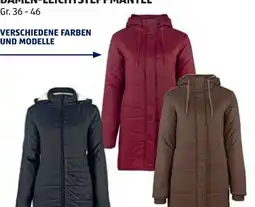 Hofer Up 2 Fashion Damen Leichtsteppmantel Angebot
