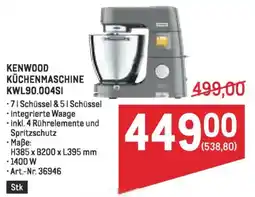 Metro Kenwood küchenmaschine Angebot