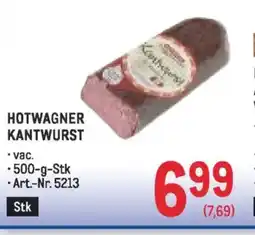 Metro Hotwagner kantwurst Angebot