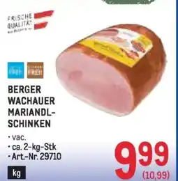 Metro Berger wachauer mariandl schinken Angebot