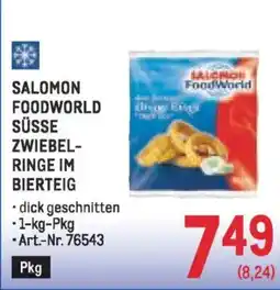 Metro Salomon foodworld süsse zwiebel ringe im bierteig Angebot
