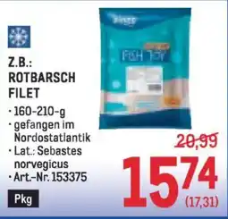 Metro Rotbarsch filet Angebot