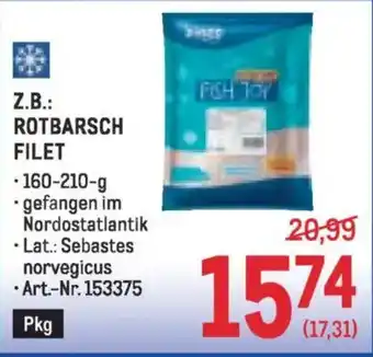 Metro Rotbarsch filet Angebot