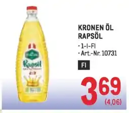 Metro Kronen öl rapsöl Angebot