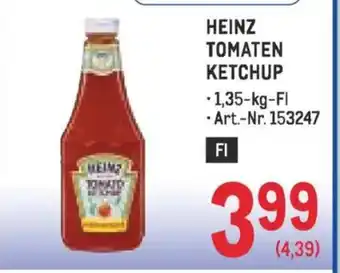 Metro Heinz tomaten ketchup Angebot