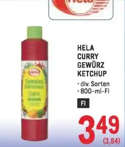 Metro Hela curry gewürz ketchup Angebot