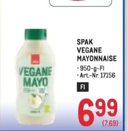 Metro Spak vegane mayonnaise Angebot