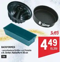 Metro Backformen Angebot