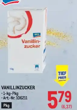 Metro Vanillinzucker Angebot
