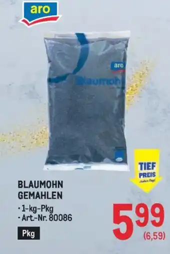 Metro Blaumohn gemahlen Angebot