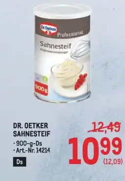 Metro Dr. oetker sahnesteif Angebot
