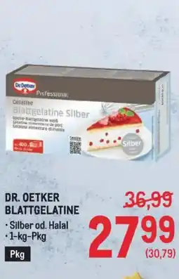 Metro Dr. oetker blattgelatine Angebot