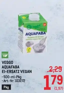 Metro Veggo aquafaba ei-ersatz vegan Angebot