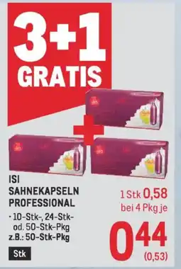 Metro Isi sahnekapseln professional Angebot