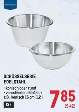 Metro Schüsselserie edelstahl Angebot