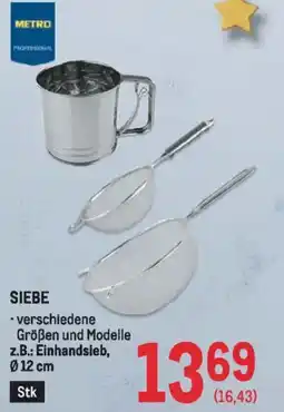 Metro SIEBE Angebot