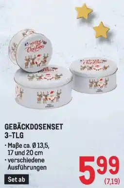 Metro Gebäckdosenset Angebot