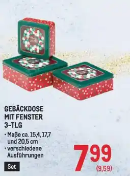Metro Gebäckdose mit fenster Angebot