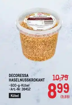 Metro Decoressa haselnusskrokant Angebot