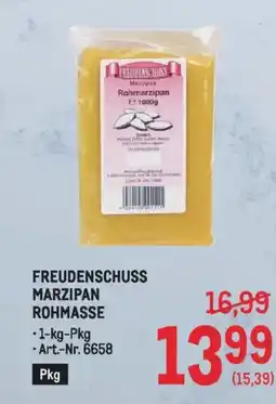 Metro Freudenschuss marzipan rohmasse Angebot