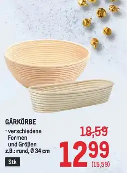 Metro Gärkörbe Angebot