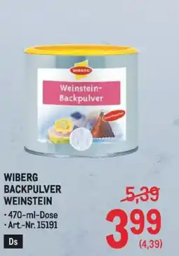 Metro WIBERG BACKPULVER WEINSTEIN Angebot