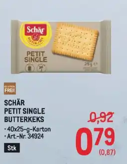 Metro Schär petit single butterkeks Angebot