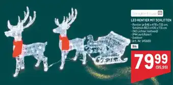 Metro Led rentier mit schlitten Angebot