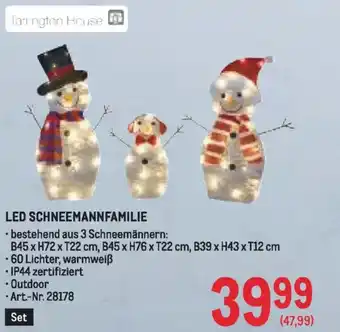 Metro Led schneemannfamilie Angebot