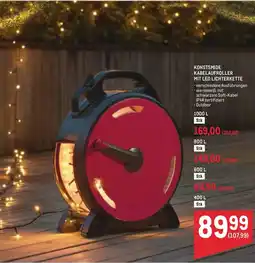 Metro Konstsmide kabelaufroller mit led lichterkette Angebot