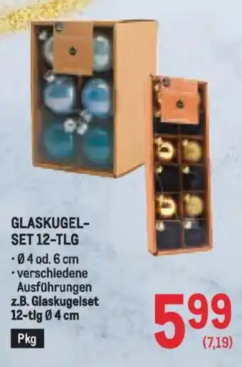 Metro Glaskugel- set 12-tlg Angebot