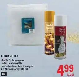Metro Dekoartikel Angebot