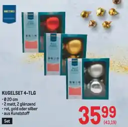 Metro Kugelset 4-tlg Angebot