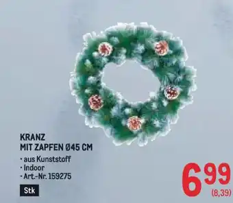 Metro Kranz mit zapfen Angebot