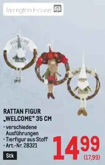 Metro Rattan figur welcome Angebot