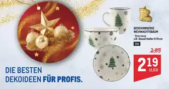 Metro Geschirrserie weihnachtsbaum Angebot