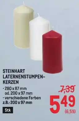 Metro Steinhart laternenstumpen kerzen Angebot