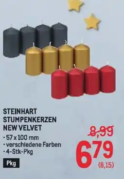 Metro Steinhart stumpenkerzen new velvet Angebot