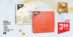 Metro Papstar weihnachts servietten Angebot