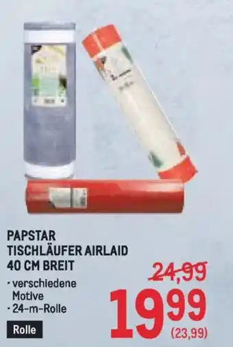 Metro Papstar tischläufer airlaid Angebot