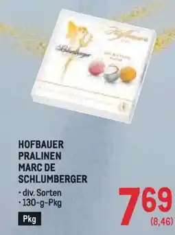 Metro Hofbauer pralinen marc de schlumberger Angebot