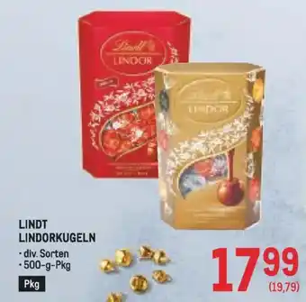 Metro Lindt lindorkugeln Angebot