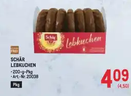 Metro SCHÄR LEBKUCHEN Angebot