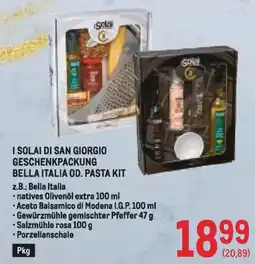 Metro I solai di san giorgio geschenkpackung bella italia od. pasta kit Angebot