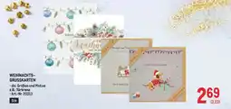 Metro WEIHNACHTS- GRUSSKARTEN Angebot