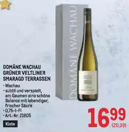 Metro Domäne wachau grüner veltliner smaragd terrassen Angebot