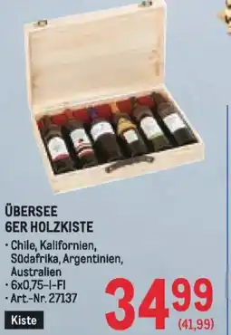Metro ÜBERSEE 6ER HOLZKISTE Angebot