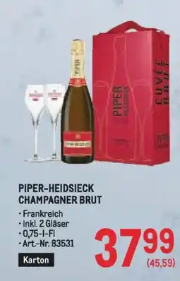Metro Piper-heidsieck champagner brut Angebot