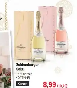 Metro Schlumberger sekt Angebot