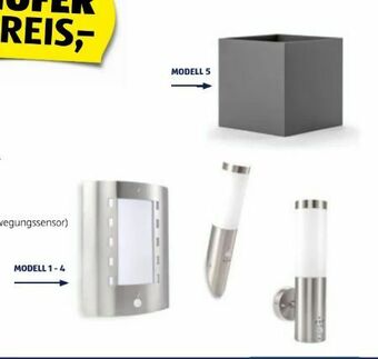 Hofer LED-Außen-Wandleuchten Angebot